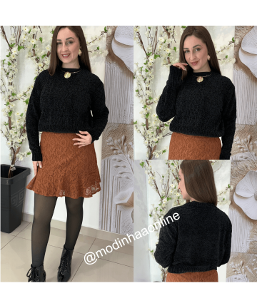 Saia Helena Marrom